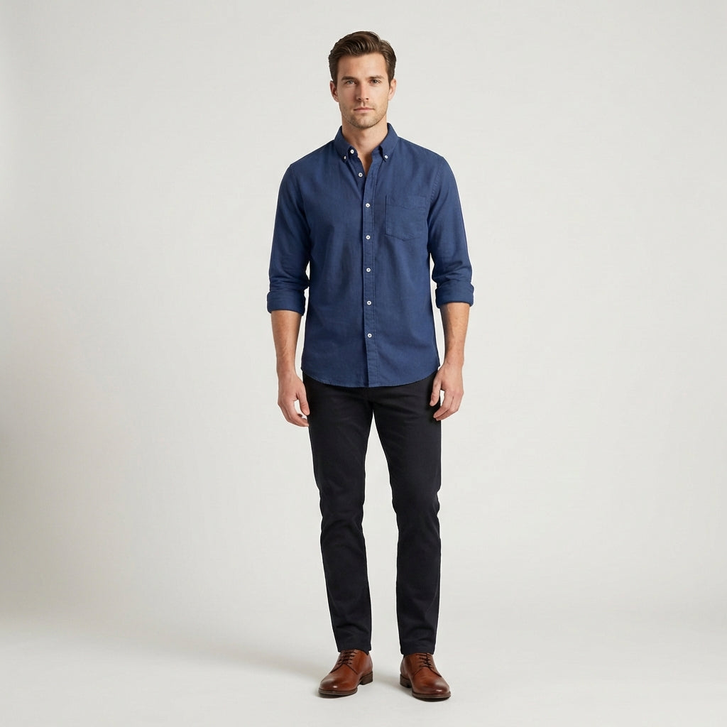 Arden Men's Casual Button Long Sleeve Shirt | Everyday