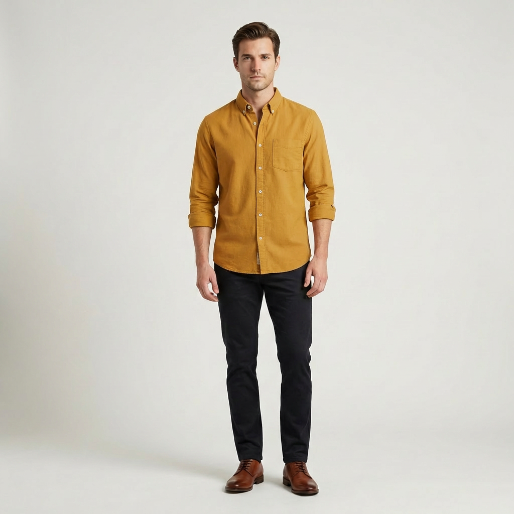 Arden Men's Casual Button Long Sleeve Shirt | Everyday