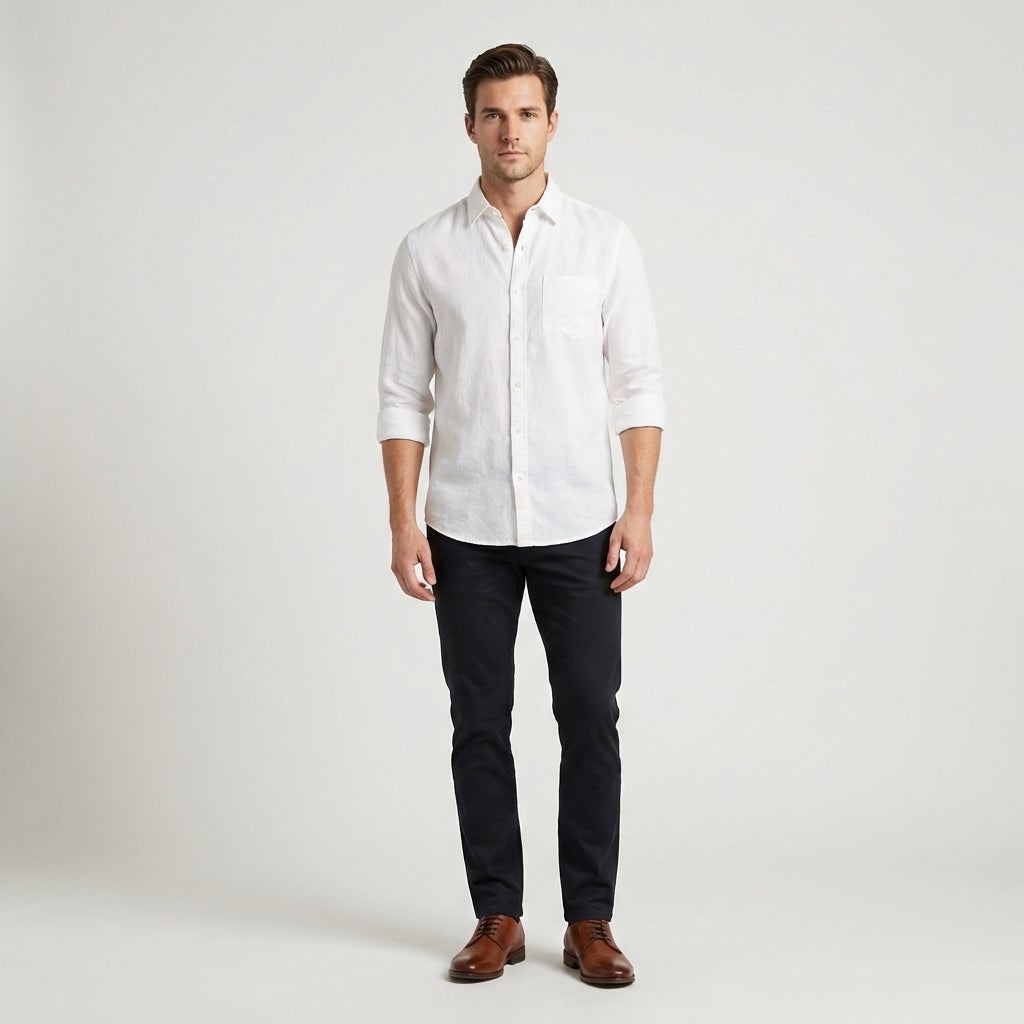 Arden Men's Casual Button Long Sleeve Shirt | Everyday